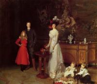 Sargent, John Singer - Sir George Sitwell, Lady Ida Sitwell and Family
